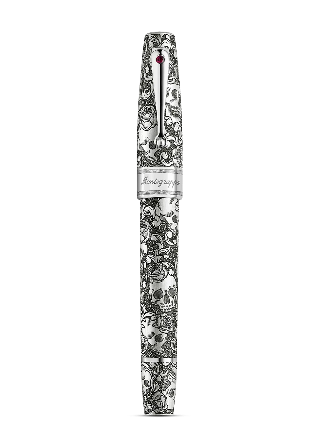 fountain-pen-skulls-roses-silver-60610