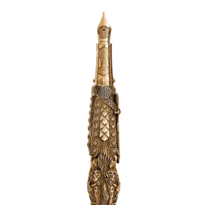 Viking Fountain Pen, 18K Gold